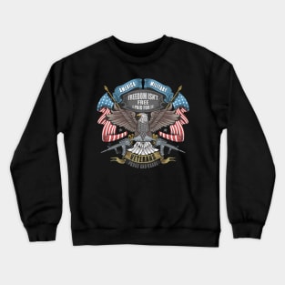 American Eagle And Flag Crewneck Sweatshirt